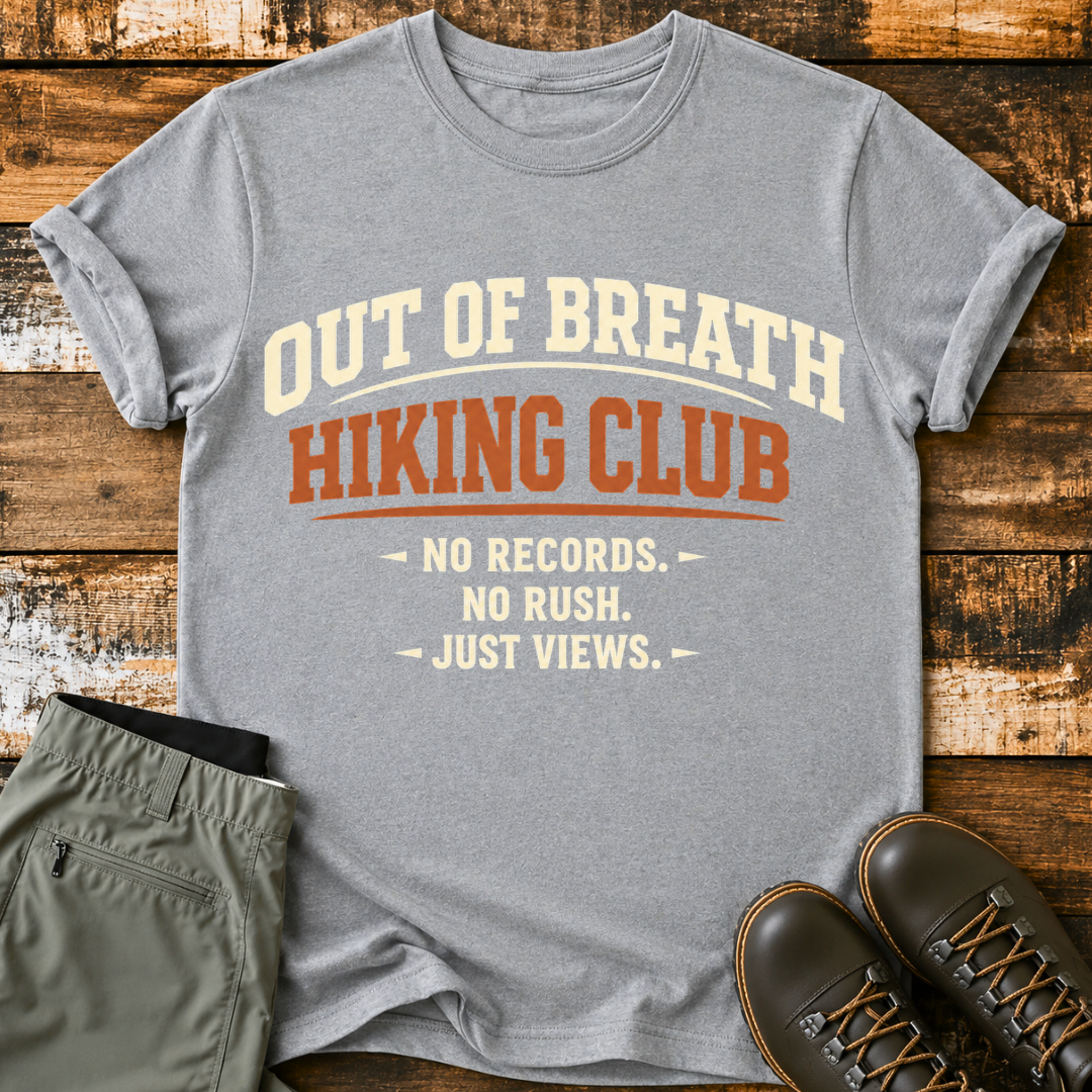 Out of Breath Hiking Club T-Shirt