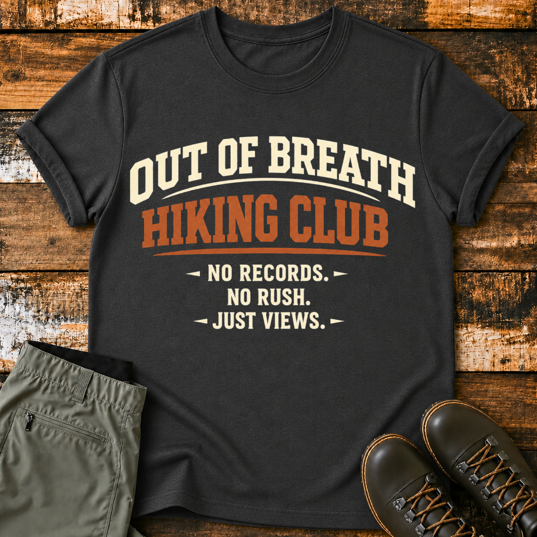 Out of Breath Hiking Club T-Shirt