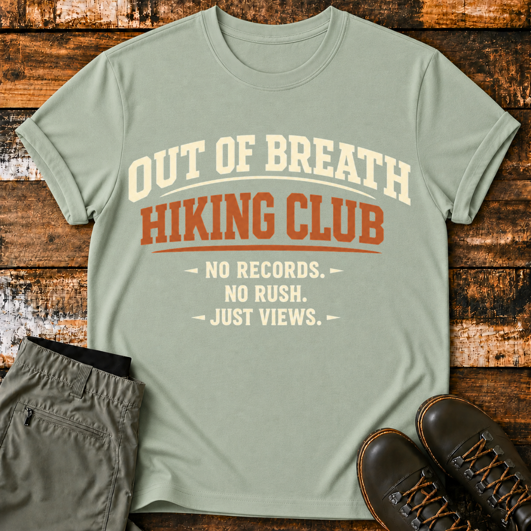 Out of Breath Hiking Club T-Shirt
