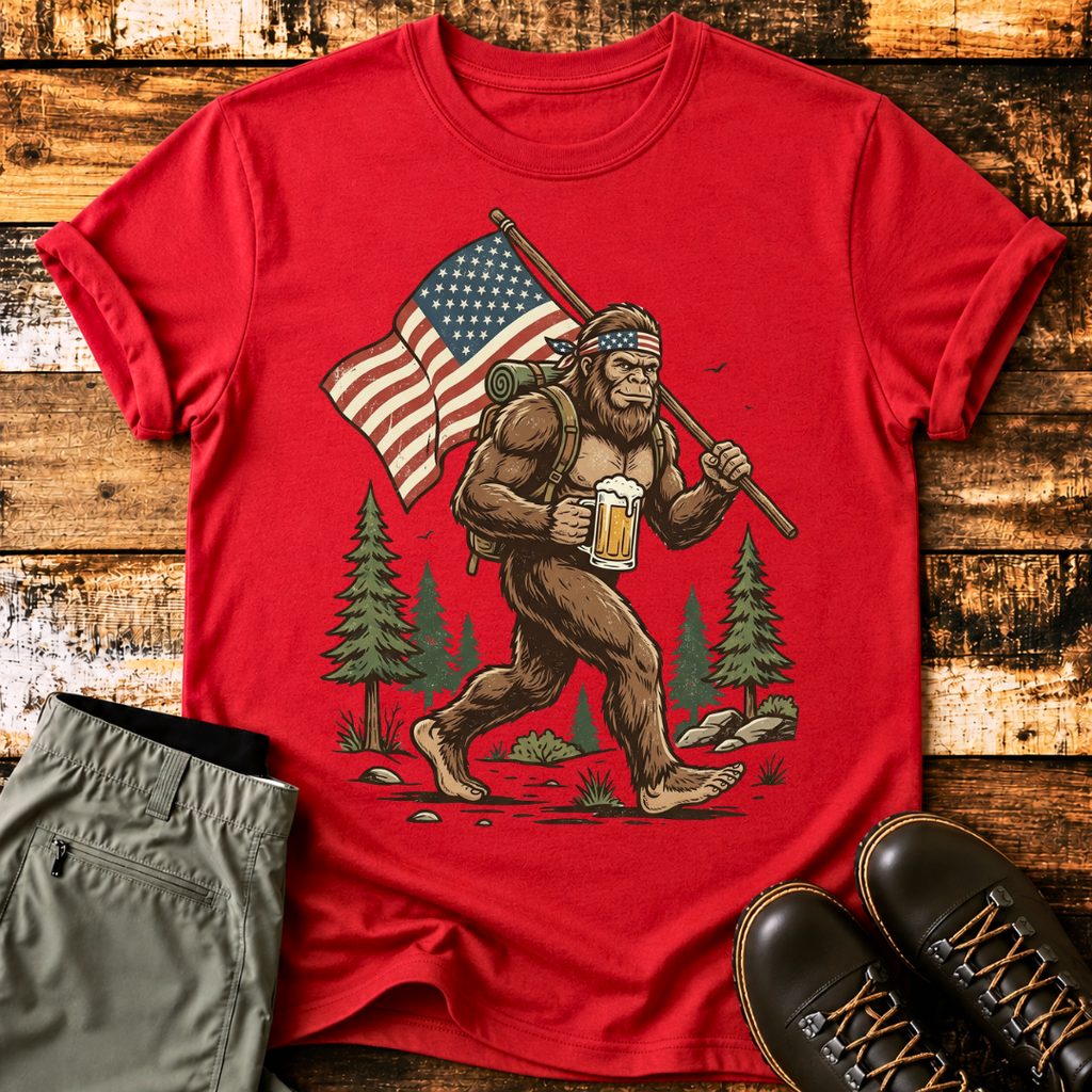 Bigfoot Patriot T-Shirt