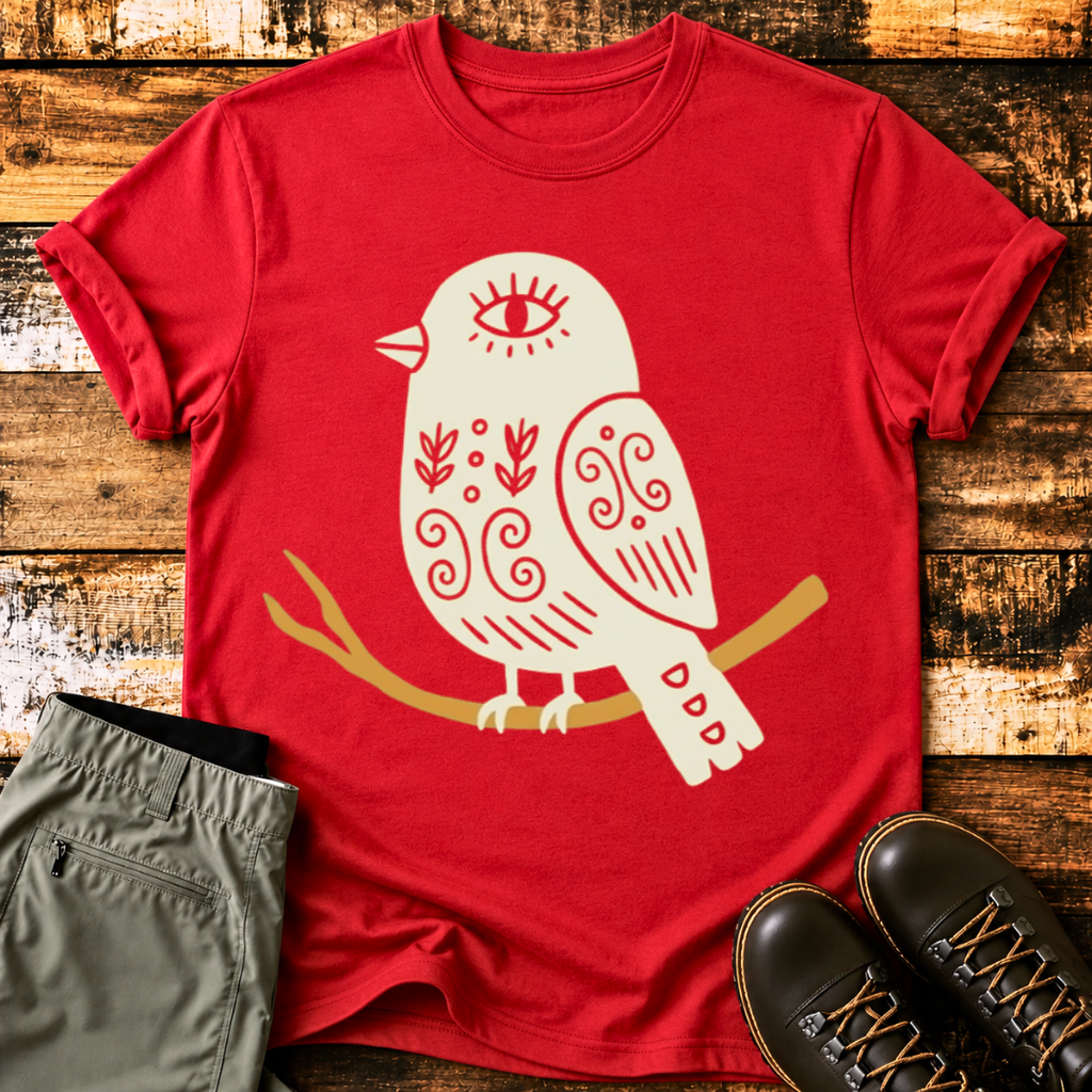 Big White Bird T-Shirt