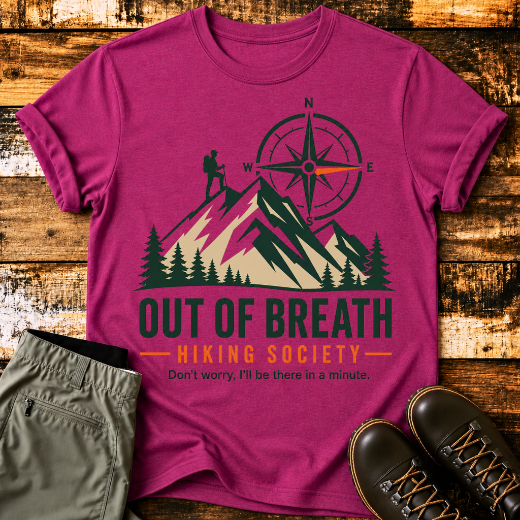 Out of Breath Hiking Society T-Shirt