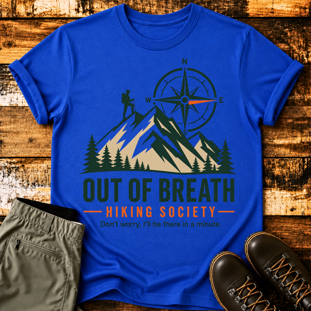 Out of Breath Hiking Society T-Shirt
