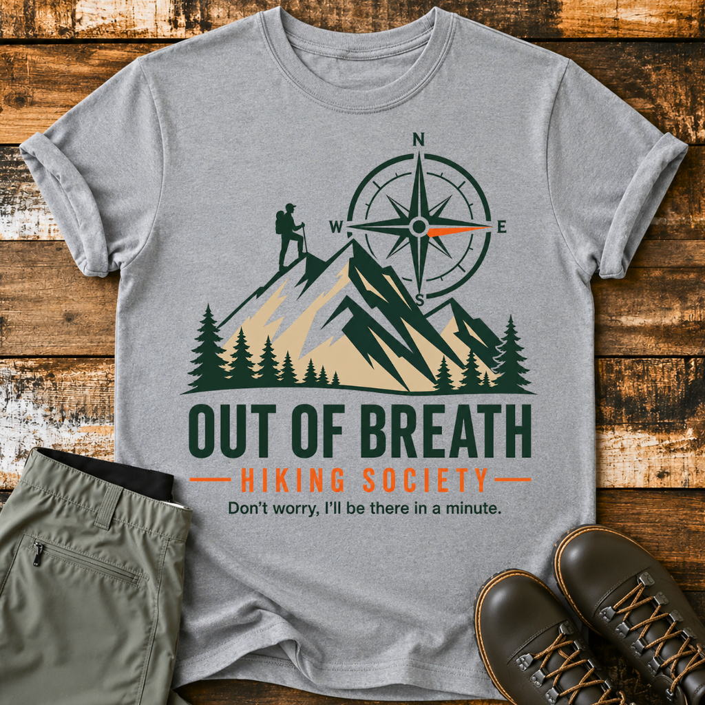 Out of Breath Hiking Society T-Shirt