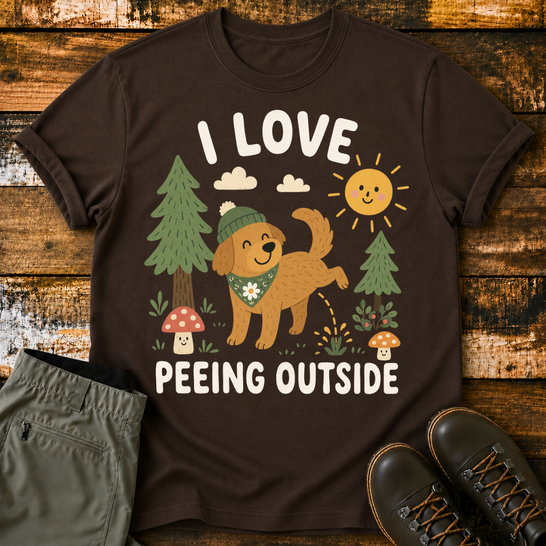 I Love Peeing Outside T-Shirt