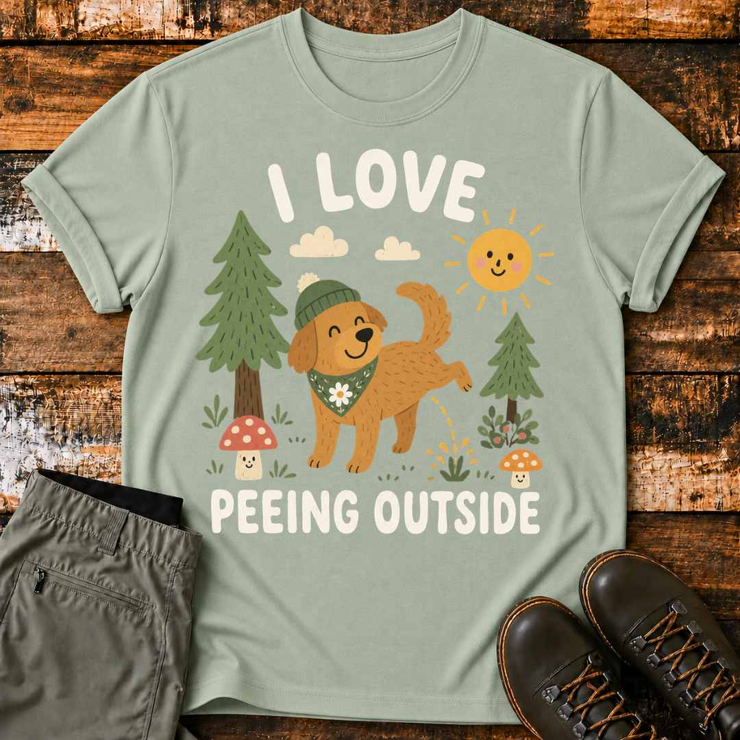 I Love Peeing Outside T-Shirt