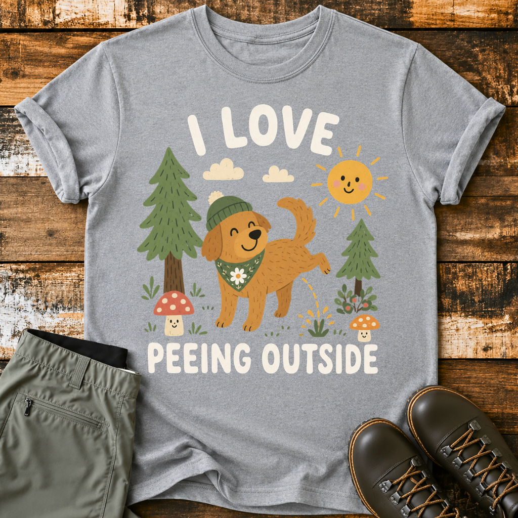 I Love Peeing Outside T-Shirt