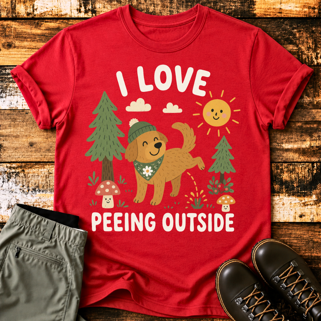 I Love Peeing Outside T-Shirt