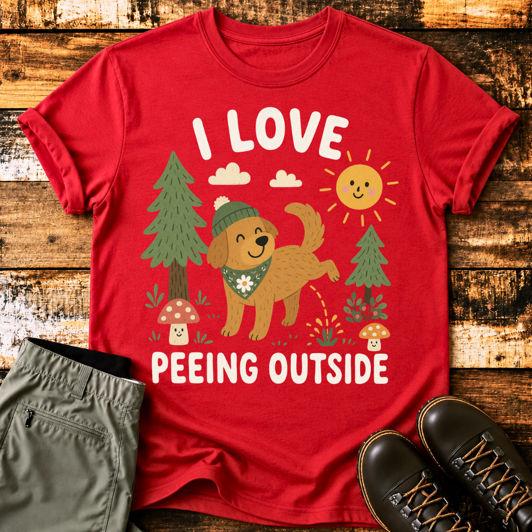 I Love Peeing Outside T-Shirt