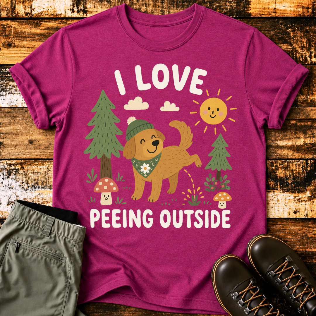 I Love Peeing Outside T-Shirt