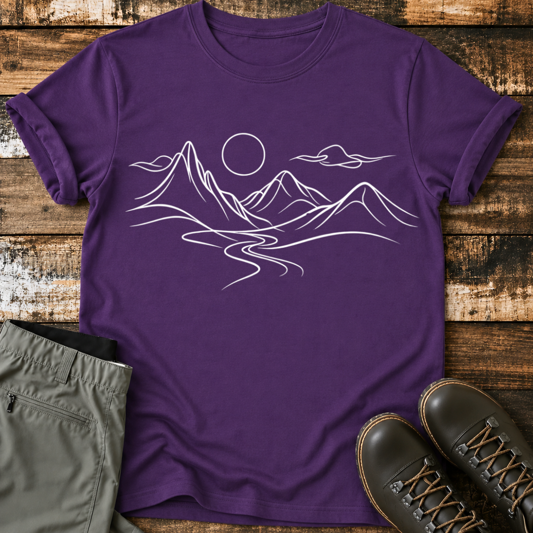 Wispy Mountains T-Shirt