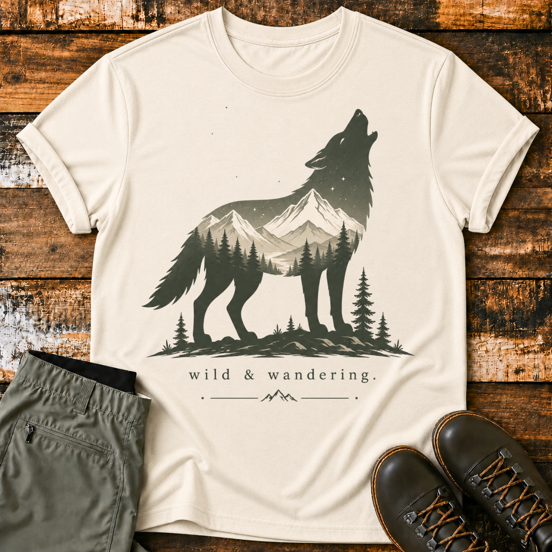 Wild & Wandering Wolf T-Shirt