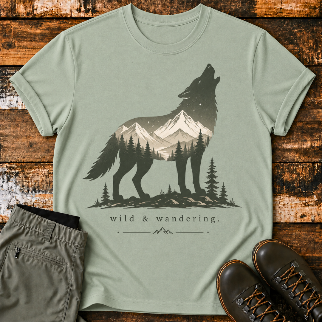 Wild & Wandering Wolf T-Shirt