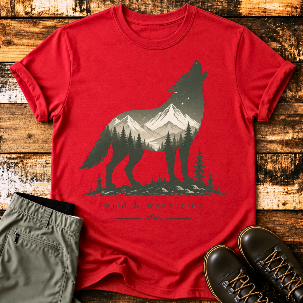 Wild & Wandering Wolf T-Shirt