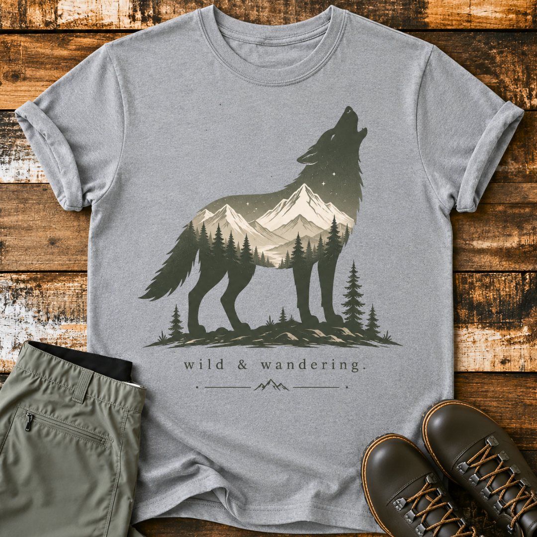 Wild & Wandering Wolf T-Shirt