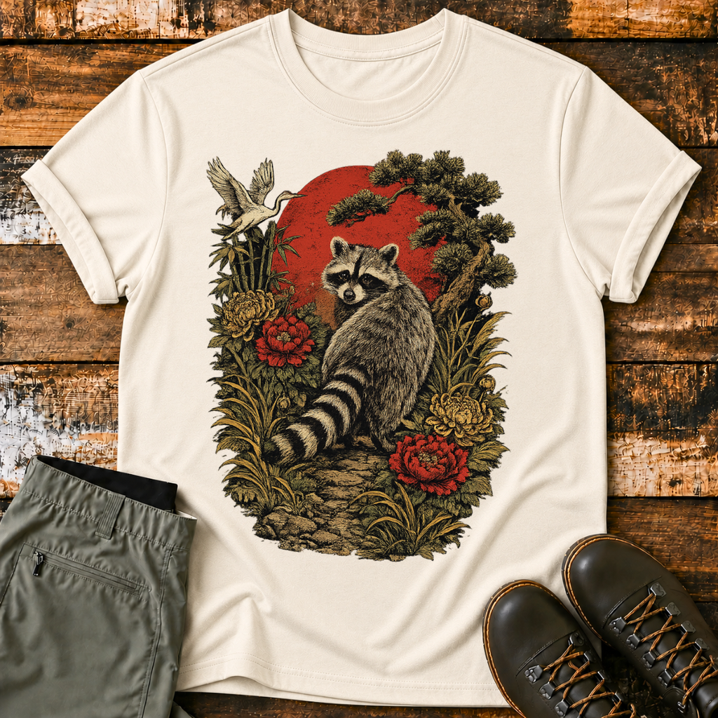 Japanese Raccoon T-Shirt