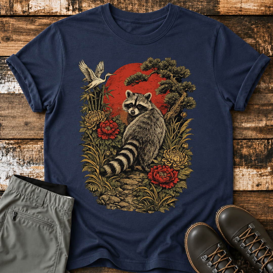 Japanese Raccoon T-Shirt
