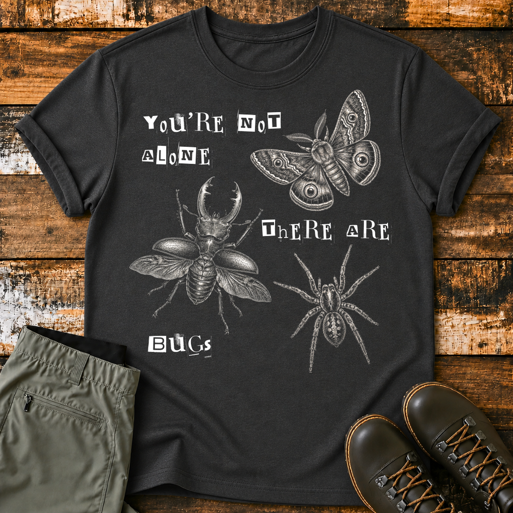 You're Not Alone There Are Bugs T-Shirt