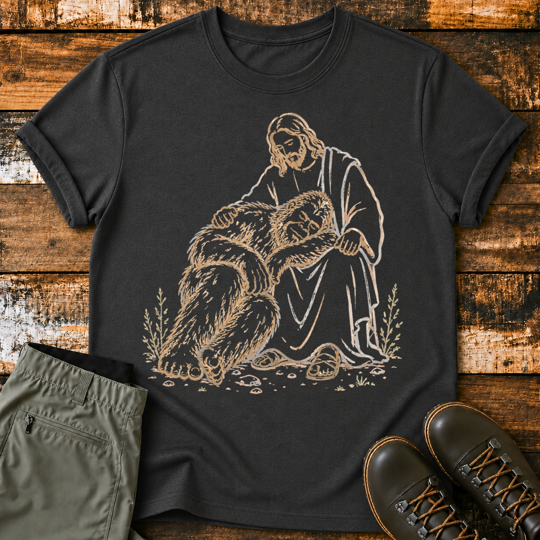 Bigfoot and Jesus T-Shirt