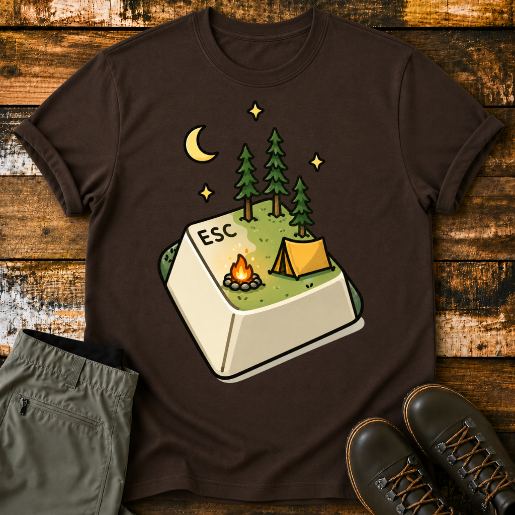 Escape Button T-Shirt
