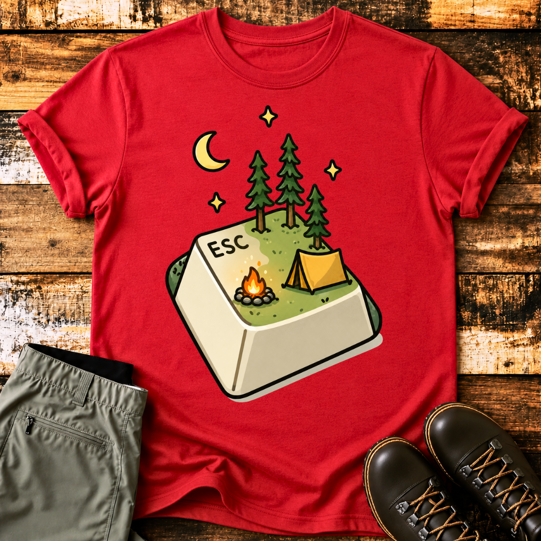 Escape Button T-Shirt