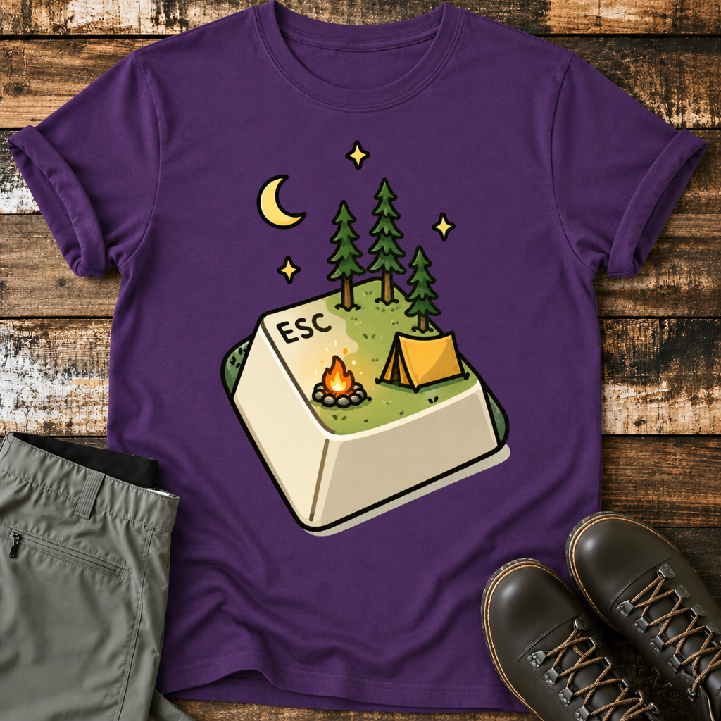 Escape Button T-Shirt