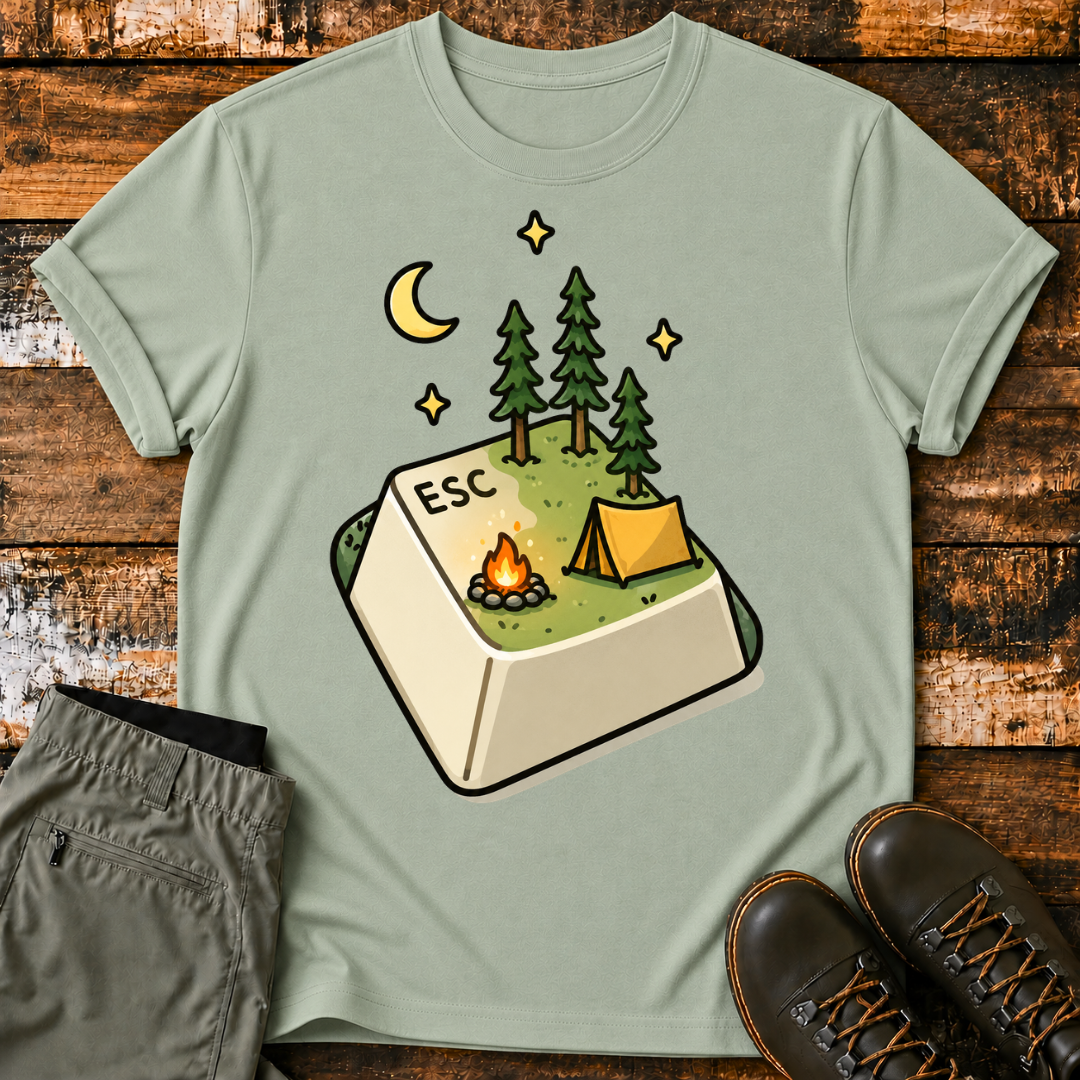 Escape Button T-Shirt