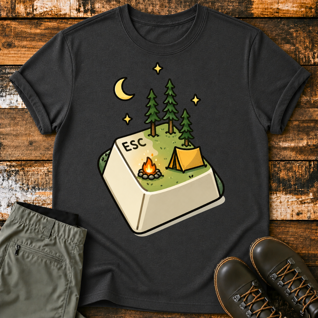 Escape Button T-Shirt