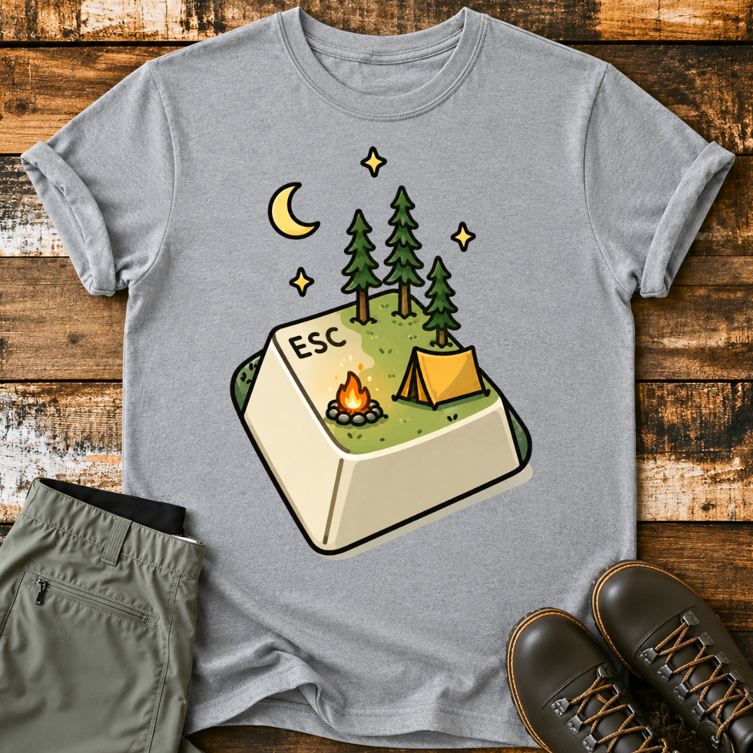 Escape Button T-Shirt