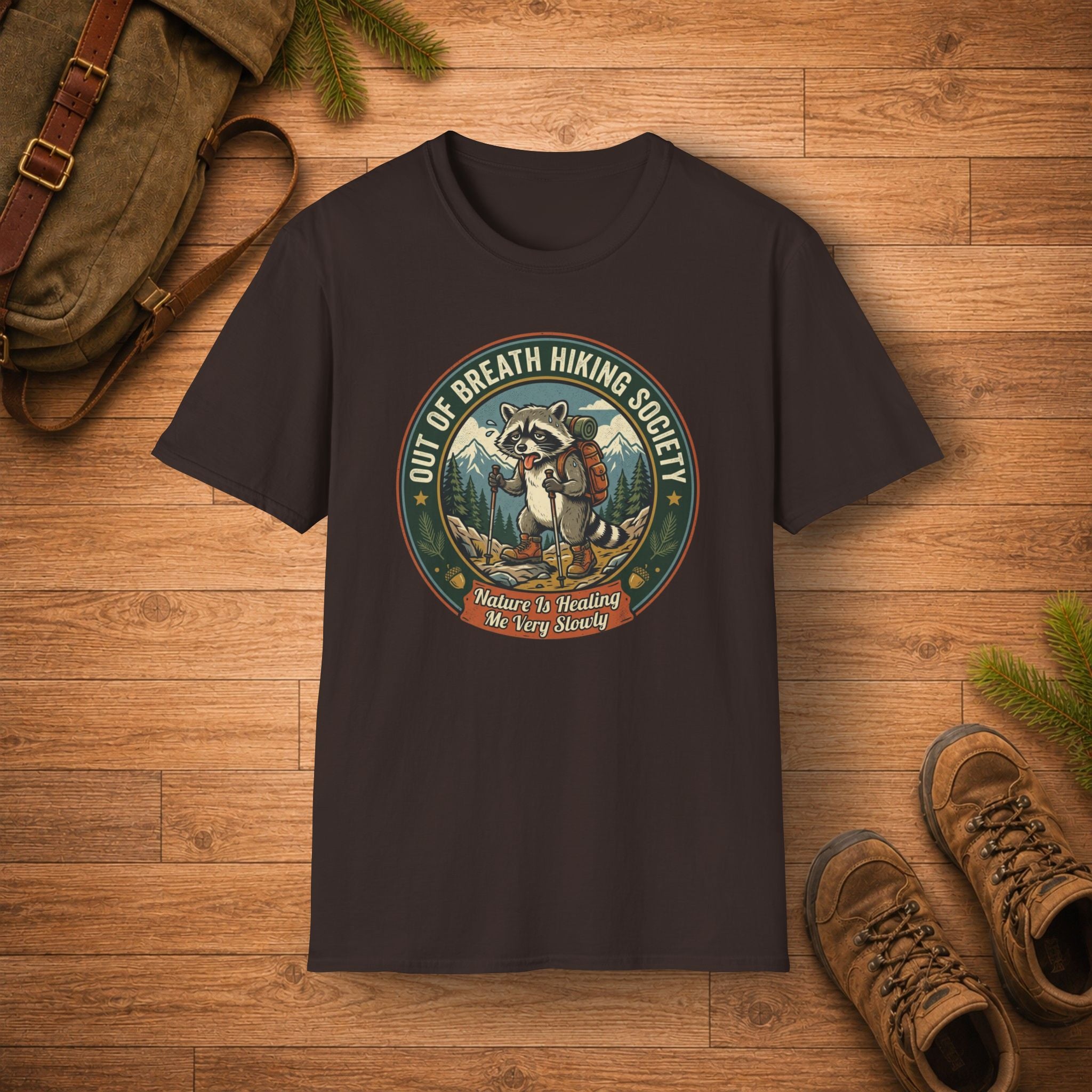Out Of Breath Hiking Society T-Shirt