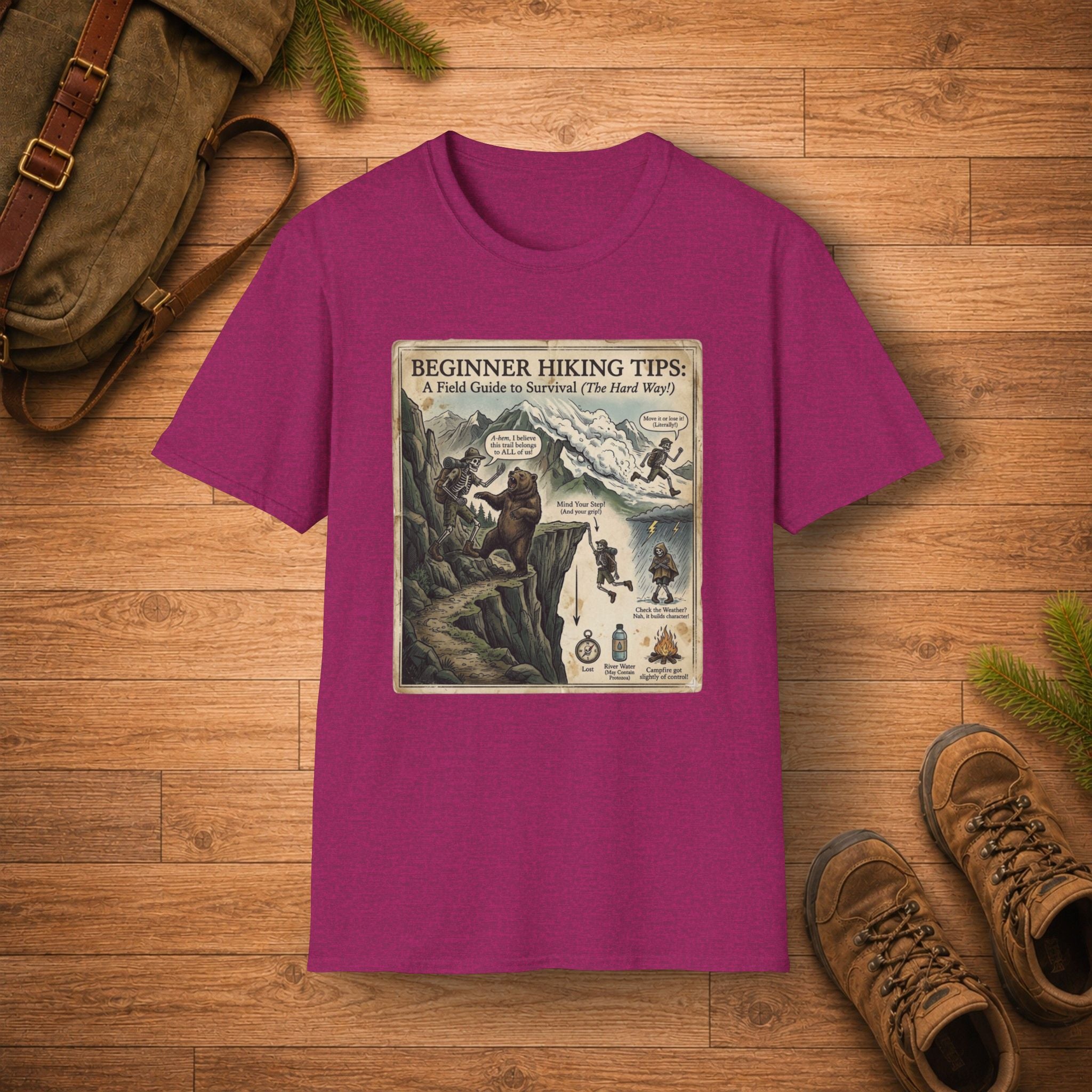 Beginner Hiking Tips T‑Shirt
