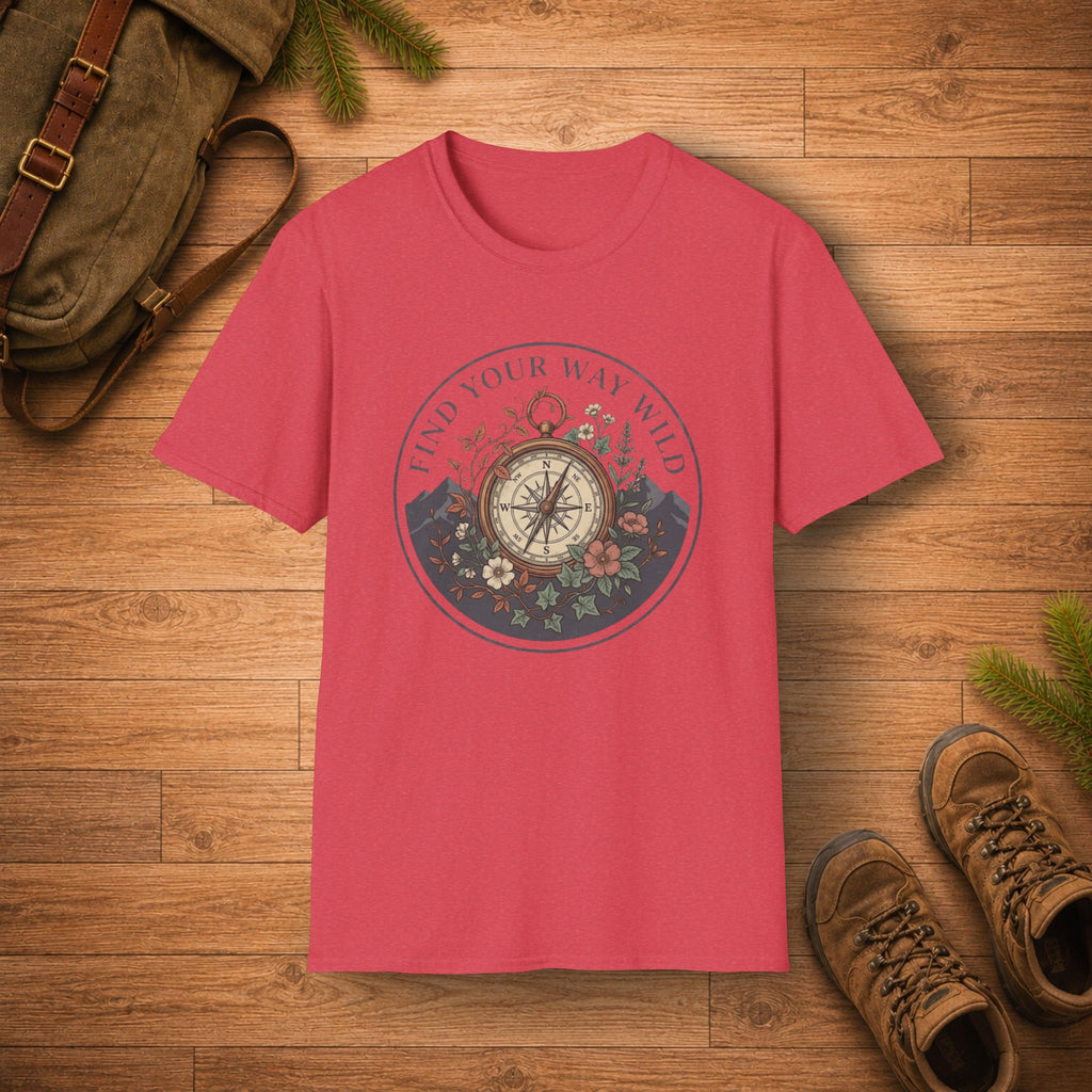 Find Your Way Wild Compass T‑Shirt