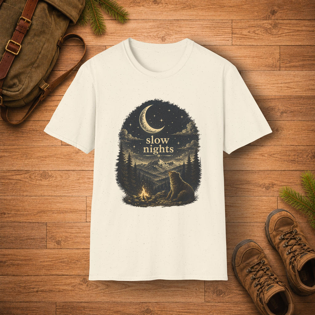 Slow Nights Bear T-Shirt