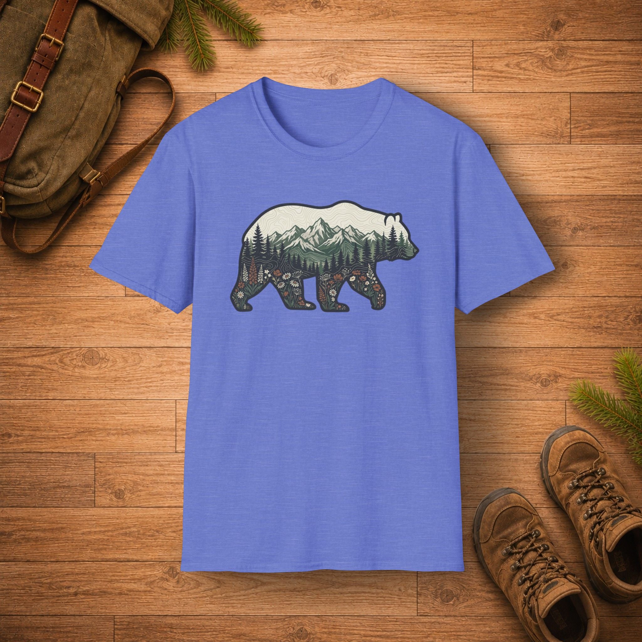 Mountain In Bear T‑Shirt
