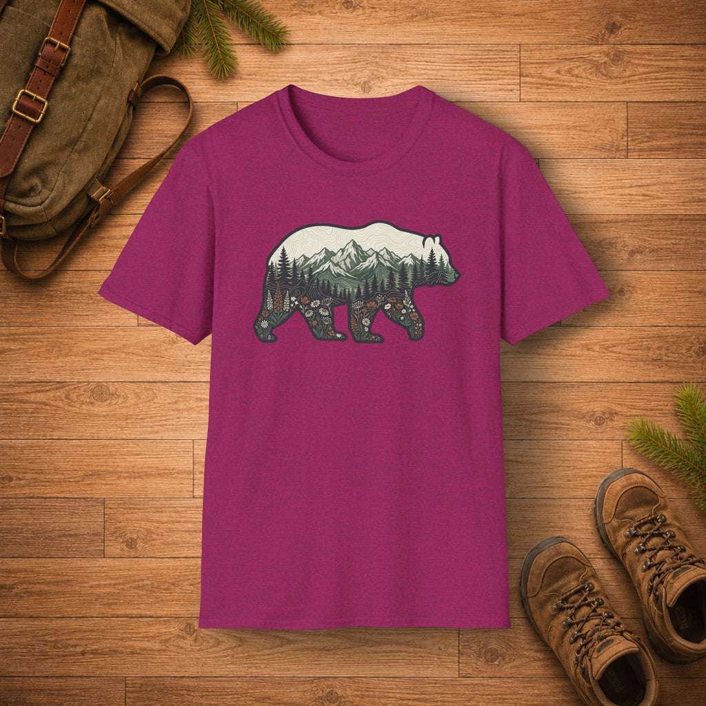 Mountain In Bear T‑Shirt