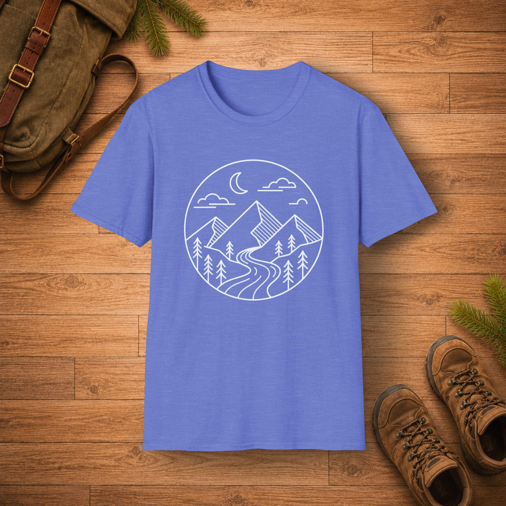 Mountain River Scape T-Shirt