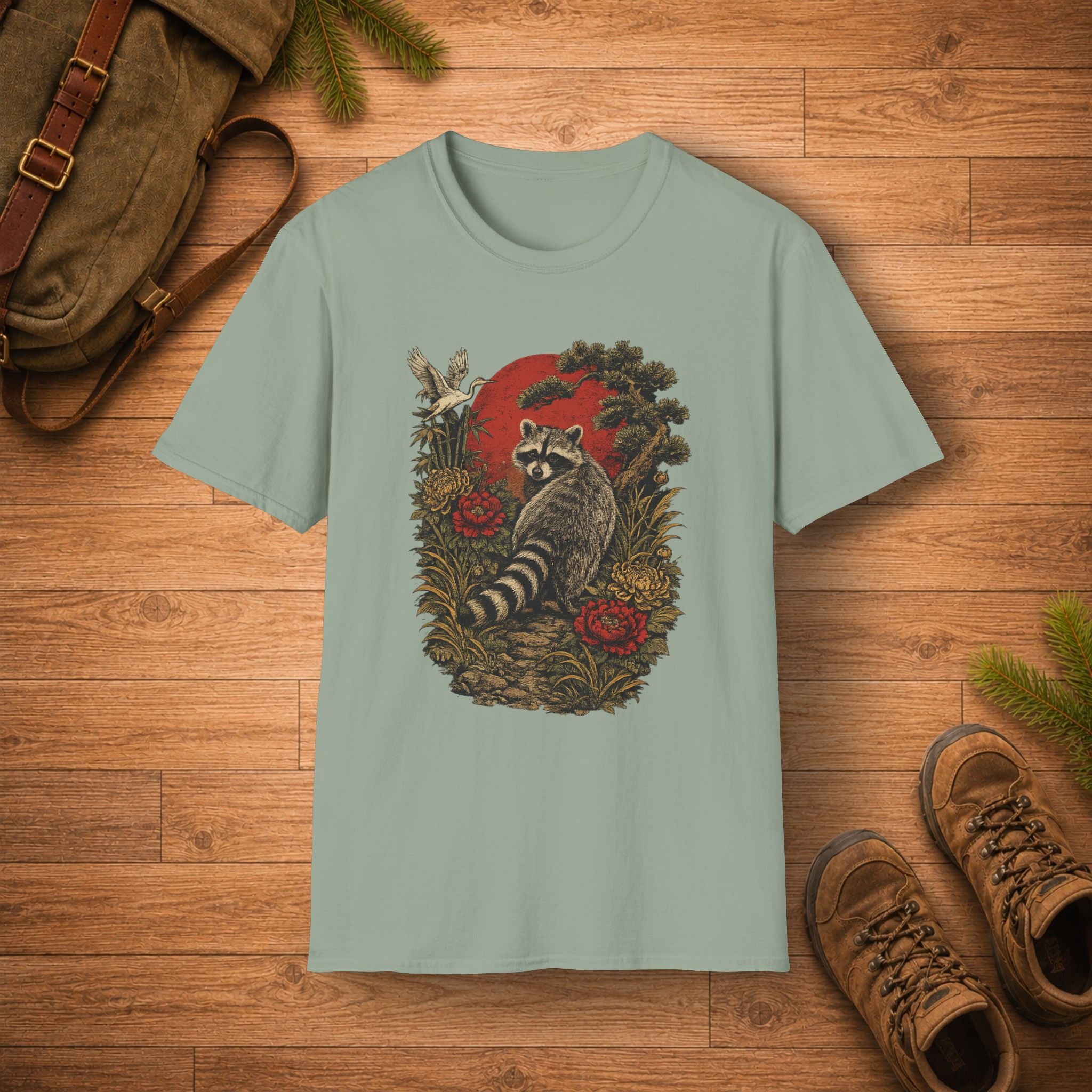 Japanese Raccoon T-Shirt