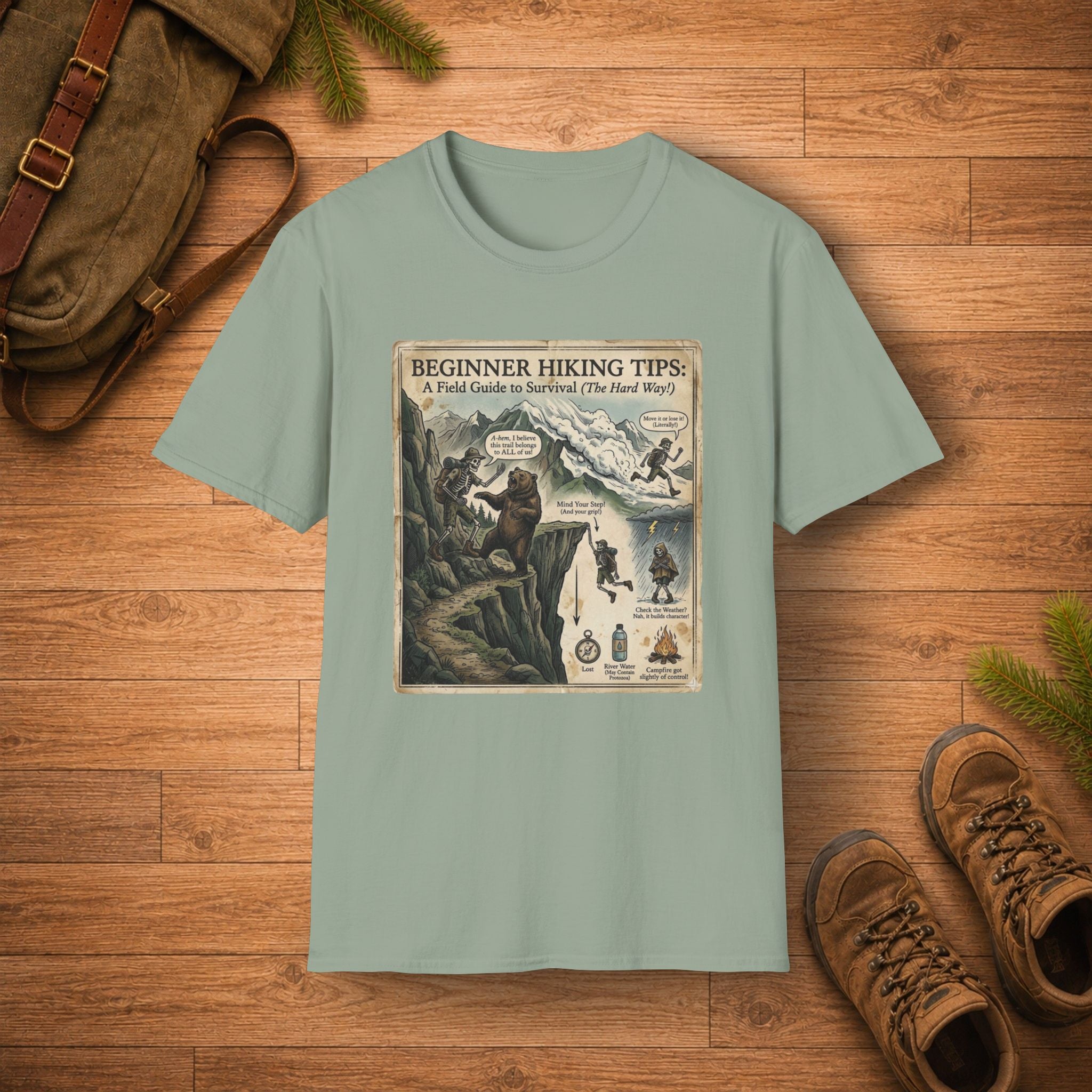 Beginner Hiking Tips T‑Shirt