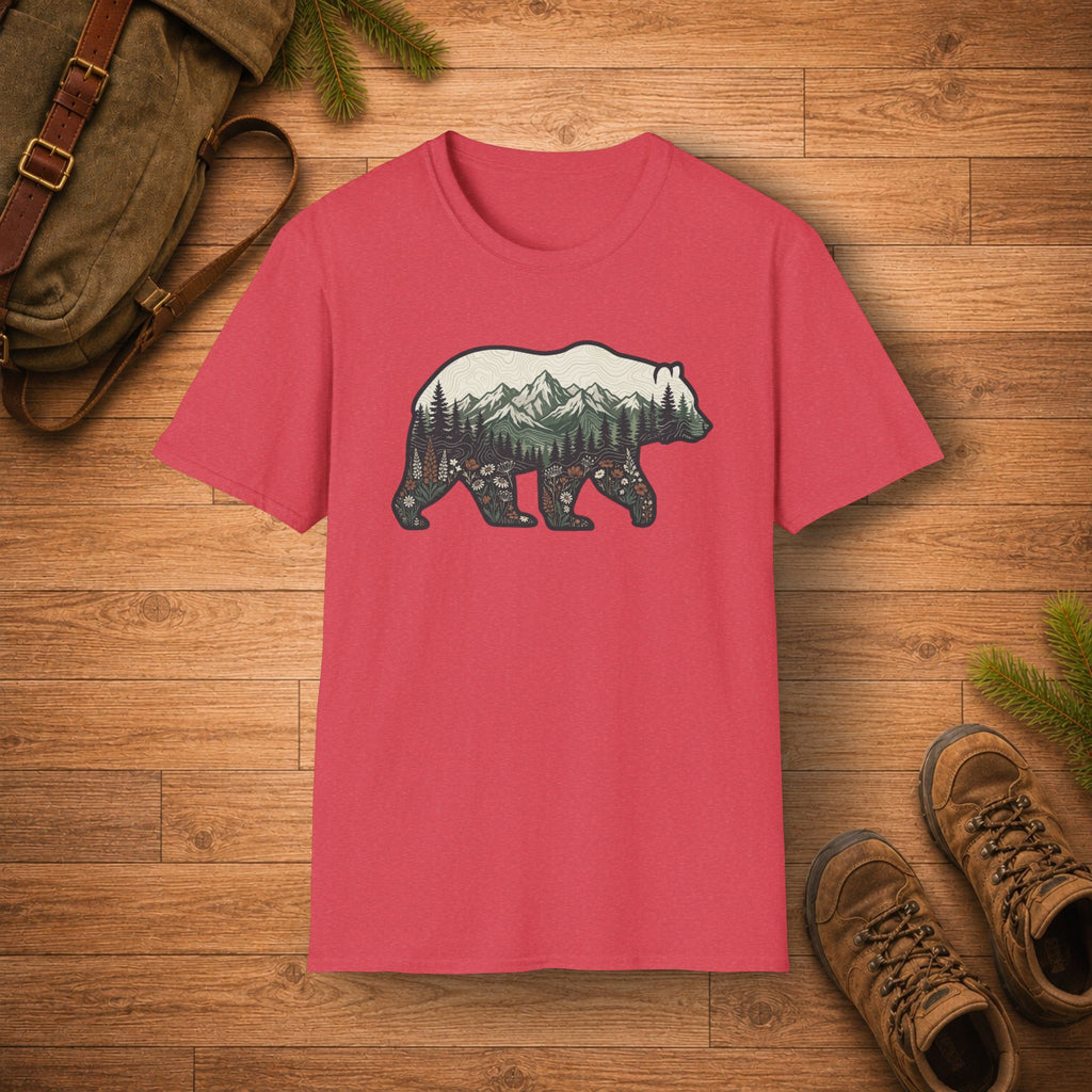 Mountain In Bear T‑Shirt