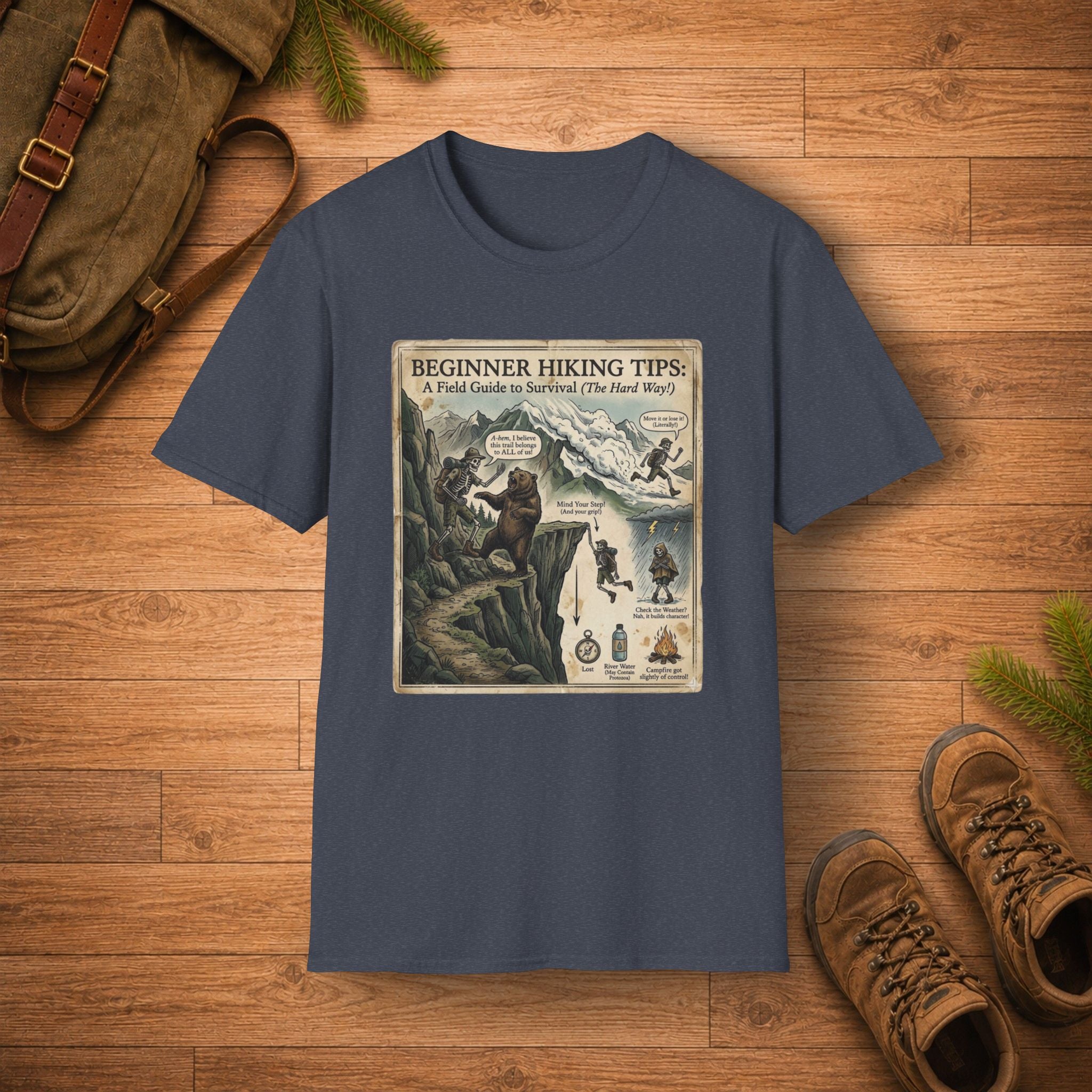Beginner Hiking Tips T‑Shirt