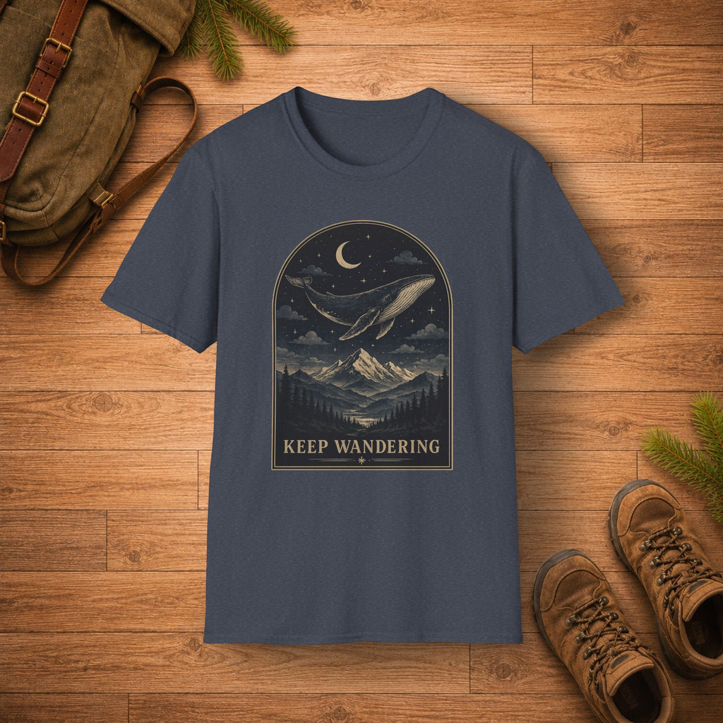 Keep Wandering Whale T-Shirt